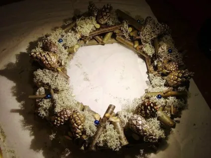 Новорічні вінки своїми руками фото, відео, матеріали, техніка, поради (новорічні) Новорічні вінки своїми руками фото, відео, матеріали, техніка, поради