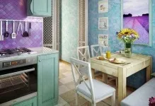 Шпалери для маленької кухні в хрущовці фото для квартири, що розширюють простір в інтер'єрі, які (шпалери) Шпалери для маленької кухні в хрущовці фото для квартири, що розширюють простір в інтер'єрі, які