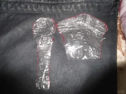 Обшив ручку кпп шкірою)))