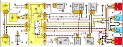 Електрообладнання (фари) ваз-2109 (реле контролю справності) Електрообладнання (фари) ваз-2109