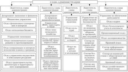 Організаційна структура місцевої (міської, районної, селищної) адміністрації принципи, методи (організаційна структура місцевої (міської) Організаційна структура місцевої (міської, районної, селищної) адміністрації принципи, методи