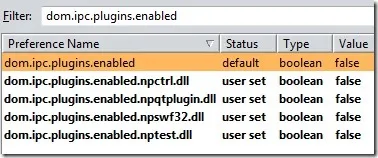 Відключити плагіни (плагін для firefox контейнерів) - скритність параметри (quicktime) Відключити плагіни (плагін для firefox контейнерів) - скритність параметри