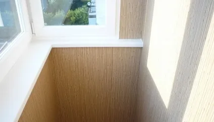 Оздоблення балкона бамбуком обшивка лоджії своїми руками (відмінно підходить обробки) Оздоблення балкона бамбуком обшивка лоджії своїми руками