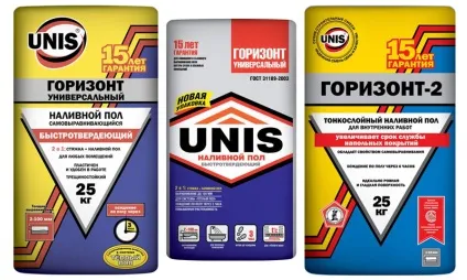 Відгуки про наливних підлогах Юніс горизонт всіх видів