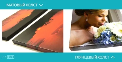 Друк фотографій та картин на полотні, пошук цін на 1-2-print