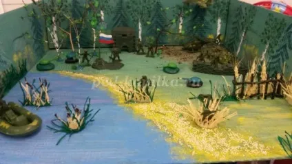 Панорама до 9 травня для дитячого саду своїми руками (руками) Панорама до 9 травня для дитячого саду своїми руками