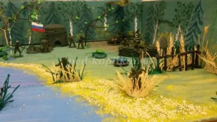Панорама до 9 травня для дитячого саду своїми руками (військових бойової техніки) Панорама до 9 травня для дитячого саду своїми руками