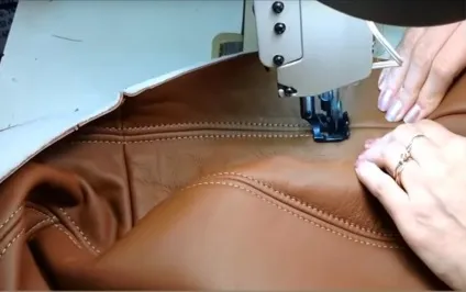 Перетяжка сидінь шкірою
