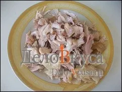 Піца з куркою, грибами