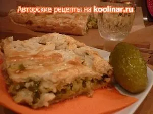 Пиріг з солоними огірками на закусочку (дуель) покроковий рецепт з фотографіями (пиріг) Пиріг з солоними огірками на закусочку (дуель) покроковий рецепт з фотографіями