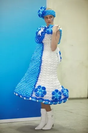 Плаття з повітряних кульок - ярмарок майстрів - ручна робота, handmade (сукні) Плаття з повітряних кульок - ярмарок майстрів - ручна робота, handmade