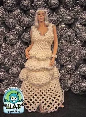 Плаття з повітряних кульок - ярмарок майстрів - ручна робота, handmade (робота) Плаття з повітряних кульок - ярмарок майстрів - ручна робота, handmade