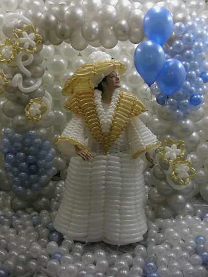 Плаття з повітряних кульок - ярмарок майстрів - ручна робота, handmade (повітряна кулька) Плаття з повітряних кульок - ярмарок майстрів - ручна робота, handmade