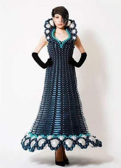 Плаття з повітряних кульок - ярмарок майстрів - ручна робота, handmade (робота) Плаття з повітряних кульок - ярмарок майстрів - ручна робота, handmade