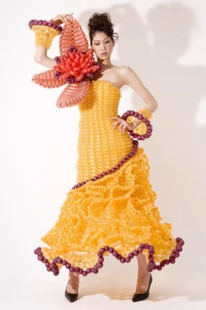 Плаття з повітряних кульок - ярмарок майстрів - ручна робота, handmade (повітряна кулька) Плаття з повітряних кульок - ярмарок майстрів - ручна робота, handmade