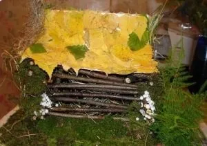 Виріб - будиночок - з природного матеріалу (виріб) Виріб - будиночок - з природного матеріалу