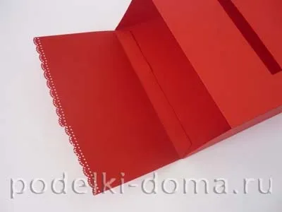 Поштова скринька Діда Мороза (своїми руками), коробочка ідей і майстер-класів (вирізаємо прямокутник розміром) Поштова скринька Діда Мороза (своїми руками), коробочка ідей і майстер-класів