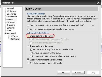 Популярна проблема utorrent - диск перевантажений і закачування припинена (диск) Популярна проблема utorrent - диск перевантажений і закачування припинена