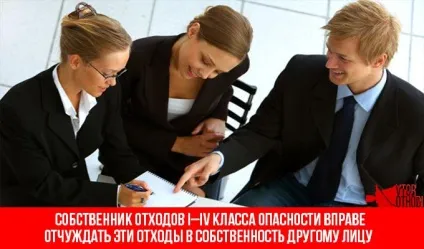 Право власності на відходи як об'єкт, передача прав