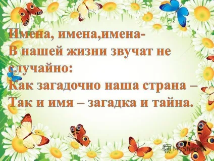 Презентація на тему проект - я і моє ім'я - виконали учні 2 класу керівник карпекіна і (карпекіна і. В. Мбоу - полужская ЗОШ імені ф. Е. Стрільця.) Презентація на тему проект - я і моє ім'я - виконали учні 2 класу керівник карпекіна і