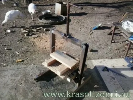 Прес для яблук своїми руками, краси землі (зробити прес для соку своїми руками в домашніх умовах легко і просто) Прес для яблук своїми руками, краси землі