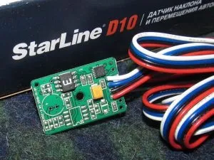 Принцип роботи та сферу застосування датчика нахилу starline d 10, основні характеристики,