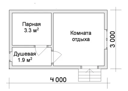 Проекти бань з піноблоків фото, креслення (проекти) Проекти бань з піноблоків фото, креслення