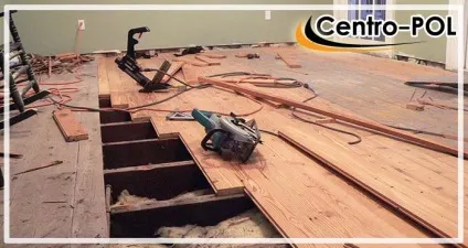 Ремонт підлог - старі лаги дерев'яної підлоги в квартирі і відео (дерев'яного) Ремонт підлог - старі лаги дерев'яної підлоги в квартирі і відео