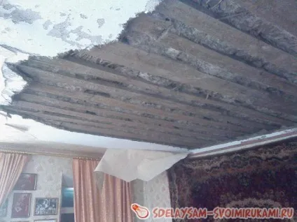 Ремонт стелі в вітальні, майстер-клас своїми руками