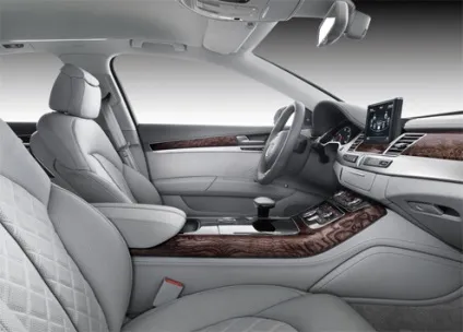 Рестайлінг audi a8 2012-2013, огляд ауді А8 лонг, фото, салон, розміри, кліренс, двигуни,