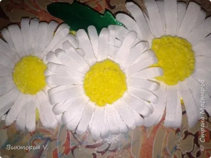 Ромашки з тканини, країна майстрів (моделювання) Ромашки з тканини, країна майстрів
