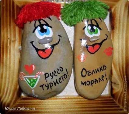 Розпис на каменях для початківців (детальна інструкція) - жіночий світ (серед інших каменів) Розпис на каменях для початківців (детальна інструкція) - жіночий світ