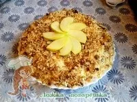 Салат з чорносливом куркою і волоськими горіхами, ложка-ополоники рецепти і страви