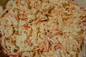 Салат з куркою і морквою по-корейськи (салат з морквою по-корейськи) Салат з куркою і морквою по-корейськи