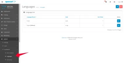 Русифікація opencart 2