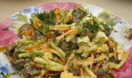 Салати з опеньками і шинкою рецепти з маринованими і вареними грибами (маринованими) Салати з опеньками і шинкою рецепти з маринованими і вареними грибами
