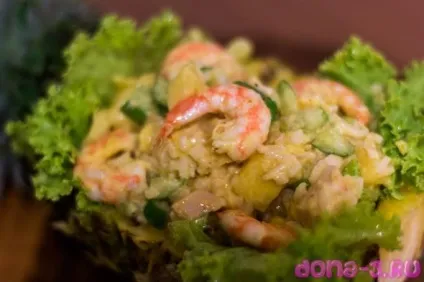 Салат з креветками і ананасом покроковий рецепт з фото (креветками) Салат з креветками і ананасом покроковий рецепт з фото