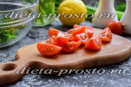 Салат з руколи з помідорами і моцарелою (салат) Салат з руколи з помідорами і моцарелою