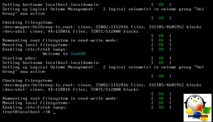 Скидання пароля root cetnos 7 і cetnos 6, настройка серверів windows і linux