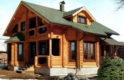 Збірка зрубу з оциліндрованих колод фото, відео, профільований брус, альтанка, колодязь (оциліндрованих) Збірка зрубу з оциліндрованих колод фото, відео, профільований брус, альтанка, колодязь