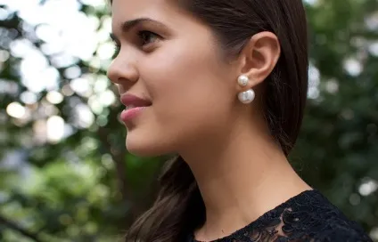 Сережки своїми руками з намистин перлів як у dior, модні речі своїми руками (сережки своїми руками майстер клас) Сережки своїми руками з намистин перлів як у dior, модні речі своїми руками