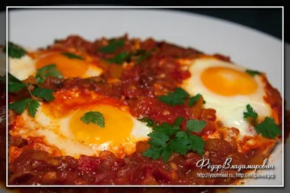 Шакшука, домашні рецепти (перець) Шакшука, домашні рецепти