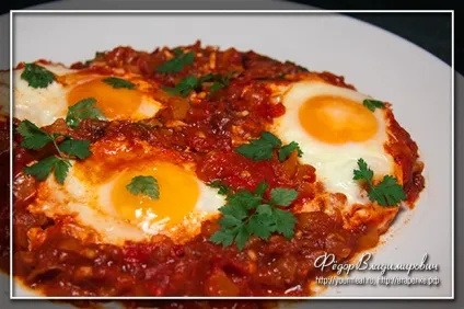 Шакшука, домашні рецепти (ізраїль) Шакшука, домашні рецепти