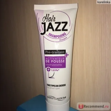 Шампунь для росту волосся institut claude bell hairjazz, 250 мл - «шампунь, який виконує