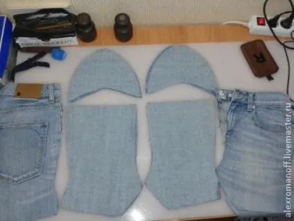Шиємо з джинсів чобітки (джинсові чобітки) Шиємо з джинсів чобітки