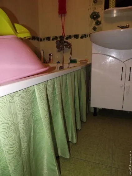 Шторка під ванну своїми руками - ярмарок майстрів - ручна робота, handmade (фіранка під ванну) Шторка під ванну своїми руками - ярмарок майстрів - ручна робота, handmade