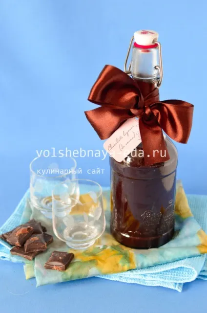 Шоколадний лікер рецепт з фото, чарівна (рецепт) Шоколадний лікер рецепт з фото, чарівна