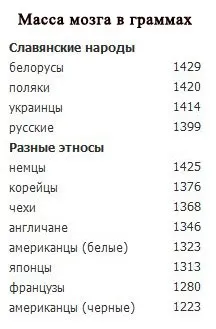 Скільки важить мозок людини, леніна, вага мозку слона, кита (скільки) Скільки важить мозок людини, леніна, вага мозку слона, кита