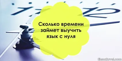 Скільки часу потрібно, щоб вивчити будь-яку мову (часу) Скільки часу потрібно, щоб вивчити будь-яку мову