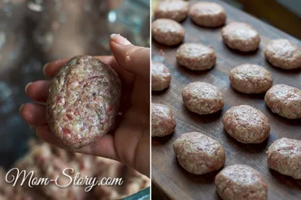 Соковиті котлети зі змішаного фаршу - рецепт з покроковими фото (котлети) Соковиті котлети зі змішаного фаршу - рецепт з покроковими фото